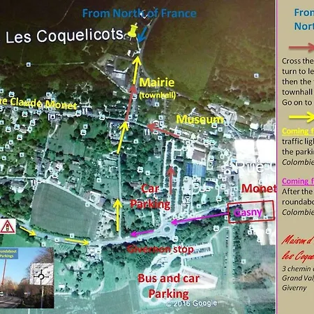 B&B Les Coquelicots 지베르니